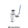 304 Stainless Steel Sanitary Quick-Install Ball Valve