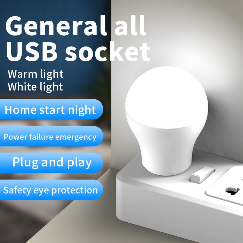Mini USB LED Night Light - Bedside, Dorm, Toy Light