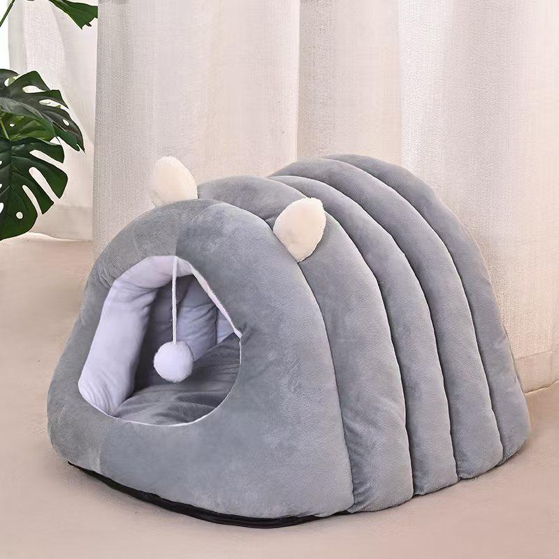 

Autumn/Winter Style Caterpillar Cozy Pet Bed & Mat for Dogs and Cats Small [45*35*25]
