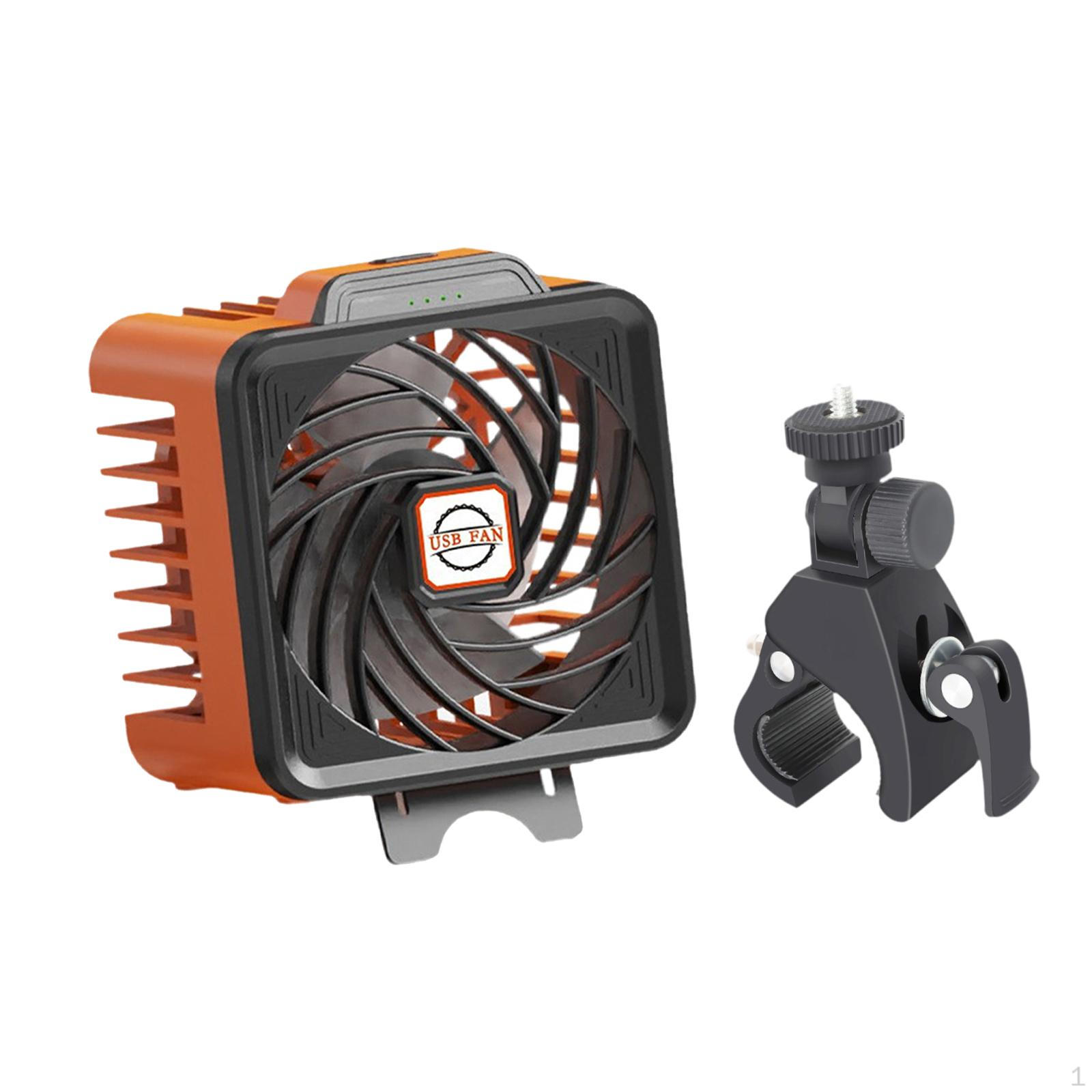 

Вентилятор для гольф-кара USB, зажим для стола, диапазон 18-40 мм, головка винта 1/4, 4 скорости, тихий, маленький, персональный