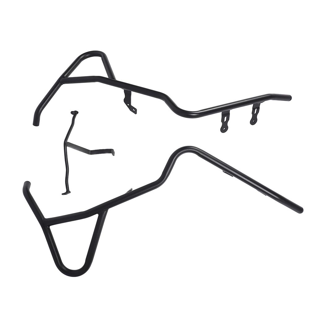 Motorcycle Highway Engine Guard Crash Bar 24mm Black Stainless Steel Bumper Protector Crash Bar for