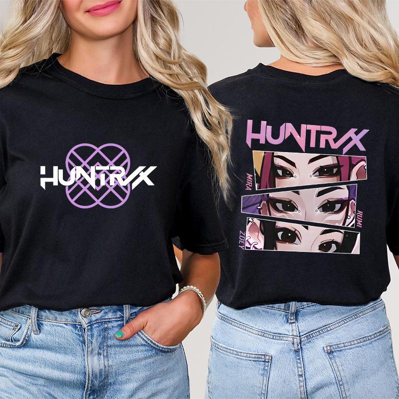 Kpop Korean Wave Witch Hunt trendy casual short sleeved printed T-shirt 5987