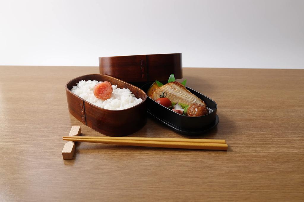 Osaka Choseido Magewappa Bento 2 with Lunch and Bonus Beige Band Box, Tiers, 540cc, Lid, Band,