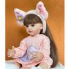 55cm panenky Reborn Baby celosilikonové voděodolné panenky Hračka Bebe Reborn pro holčičku Hračka pro děti Dárky k narozeninám Playmate
