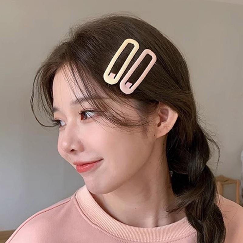 Pack Of 12 Bright Mixture Hair Clamps Thin Not Slip Hairpins For Women Girls Daily Use