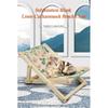 New Arrival Sublimation Blank Linen Cat Hammock Beach Chair Cat Furniture Original Cozy Cat Lounger