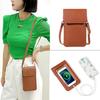 2023 Trendy Women's Versatile Mini Crossbody Phone Bag - Simple Solid Color Design