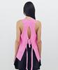 Lense Back Open Ribbon Knit Pink