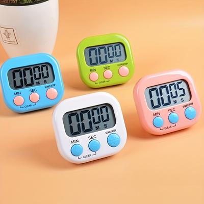 LED Display Counter Alarm Clock Manual Electronic Countdown Sports Magnetic Digital Timer Kitchen Cooking Shower Study Stopwatch