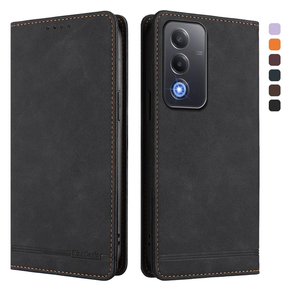 Wallet Flip Luxury Leather Phone Case On For Coque Oppo A5 A5 Pro A5X A5M 5G 4G Magnetic Back Cover For Oppo A3 A3X A3 Pro Funda