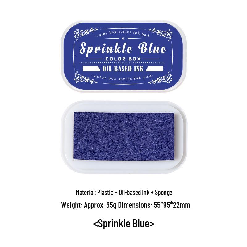 ZABC Special Edition: 12-Color Oil-Based Ink Pad Set for Journal Decoration and Stamping