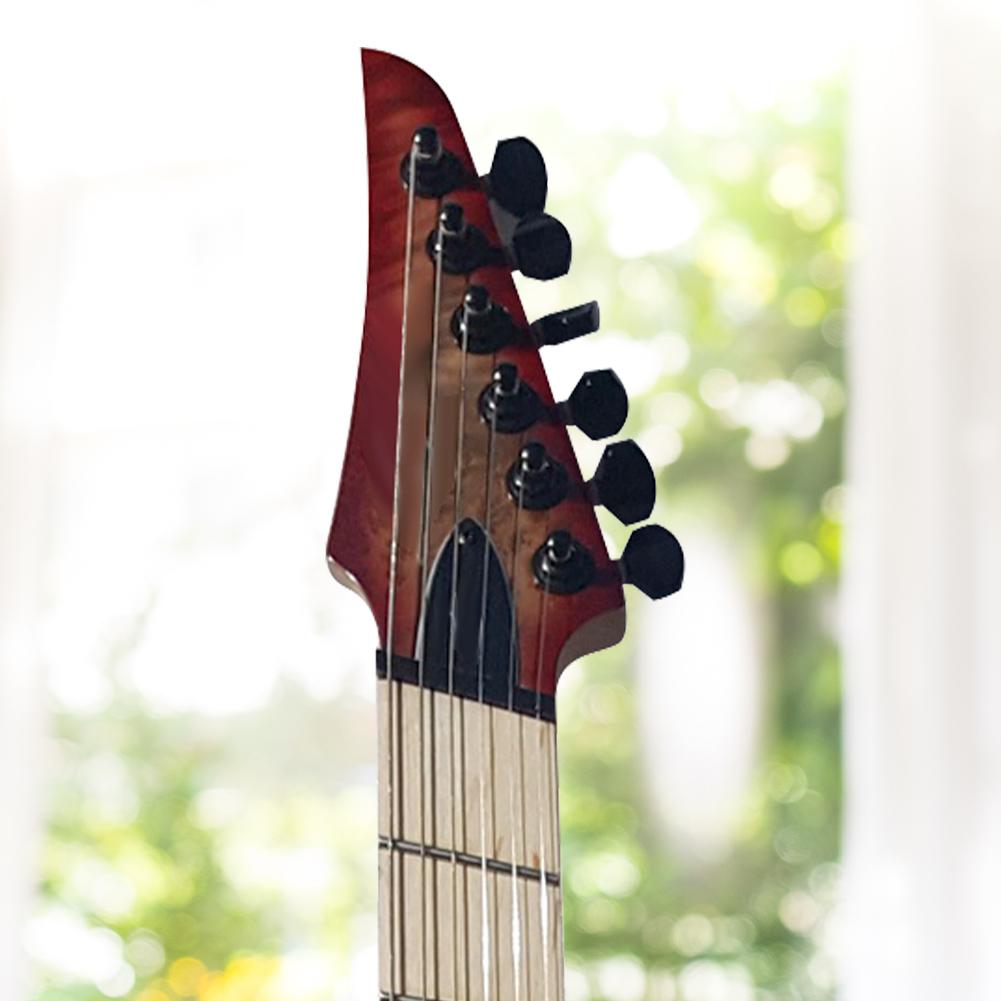 6 Pcs Chromium Gear Electric Guitar Tuners with Tools Guitar Tuners Machine Heads Tuning Keys for Acoustic Or Electric Guitar