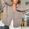 Women Autumn Winter Knitted Cardigans Sweaters Single Breasted Long Sleeve Outerwear Sweater Coats
