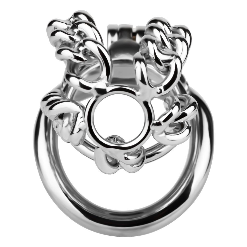 Stainless Steel CB Lock Metal Chastity Lock Male Penis Cage Chastity Gay Sex Toys Cock Ring Urethral Chastity BDSM
