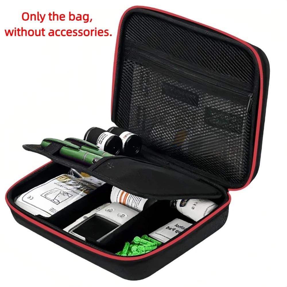 

Shockproof Insulin Vial Carrying Box Waterproof Insulin Pen Protective Box Diabetes Care червоний