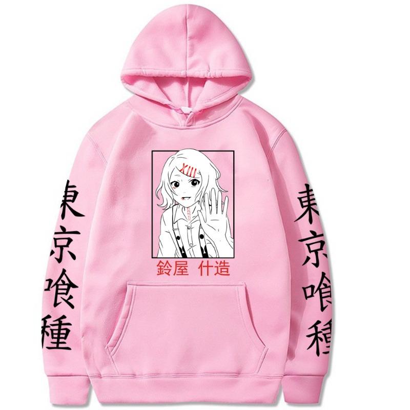 Tokyo Ghoul Japanese Animation Hoodies Men Fashion Long Sleeve Sweatshirts Women Harajuku Streetwear Pullovers Sudaderas