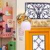 Dollhouses LED Wall Sconce 1/12 Miniature Wall Lamps for Dollhouses Bedroom Display Lighting Dollhouses Scale Decoration