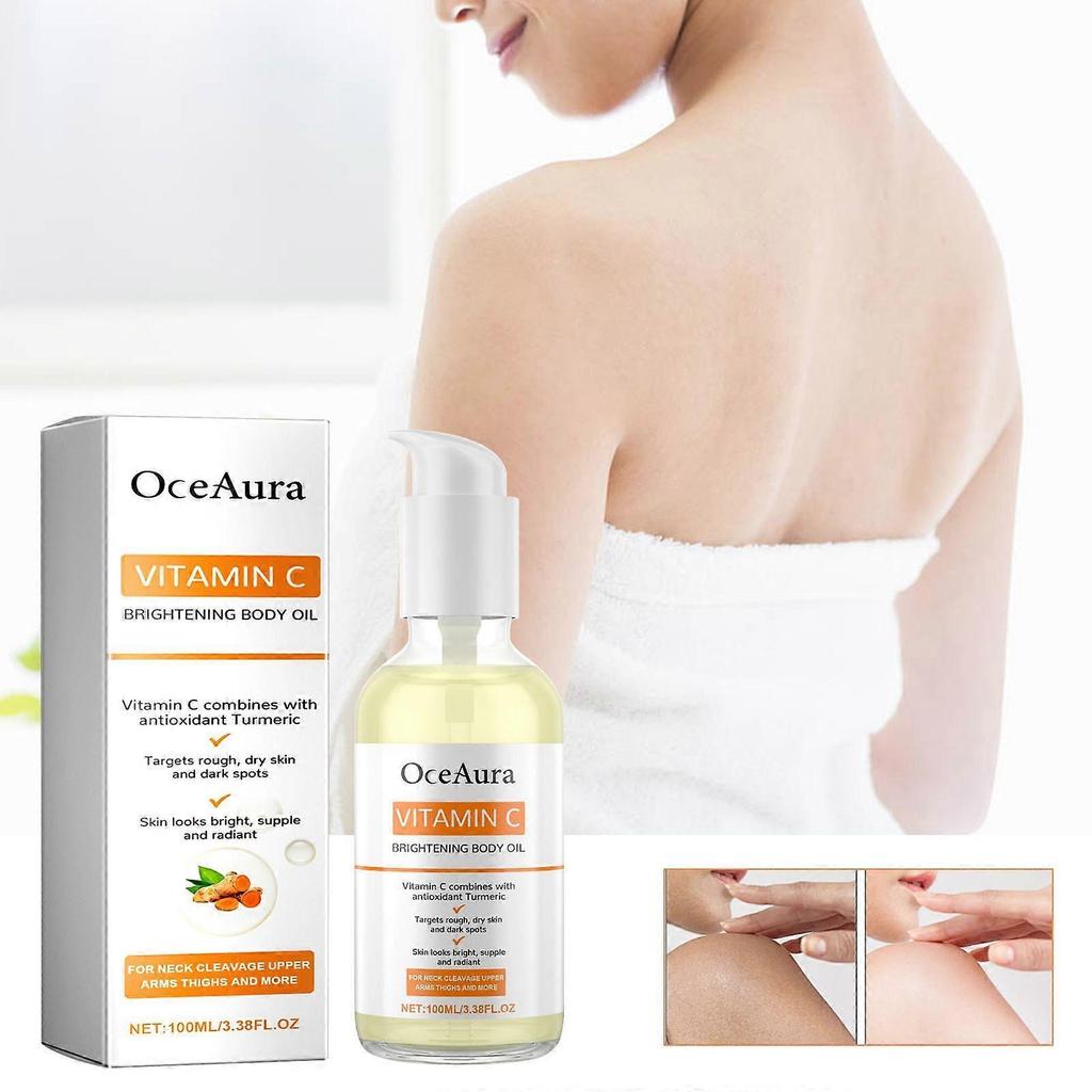 Vitamin C Whitening Body Oil Hydrating Chicken Skin Brightening Body Care Oil