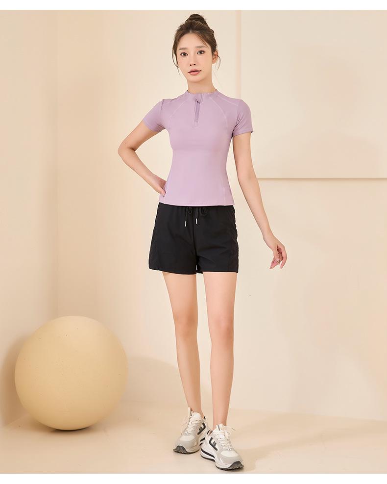 Breathable Summer Workout T-shirt for Running, Gym, and Yoga