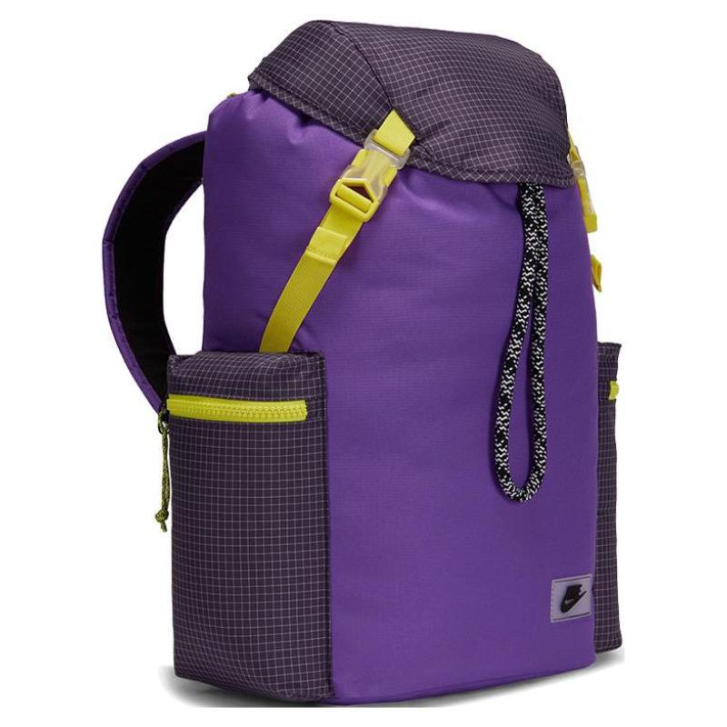 Nike Polyamide Backpack Regular Men's Purple Casual CV1410-528