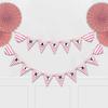 Inkdotpot Birthday Party Decorations Happy Birthday Party Garland Baby Girls Polka Dot Pennant Banner