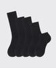 Musinsa Standard Lightweight Multi-Type Socks 5-Pack [Black]