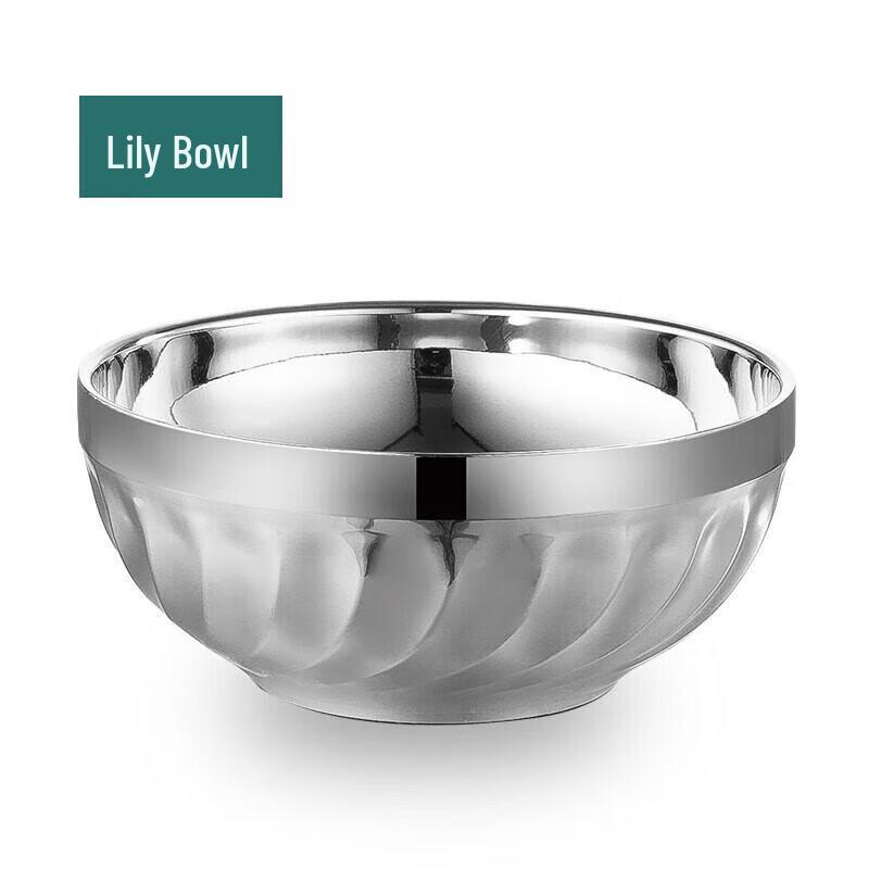 304 Stainless Steel Double-Layer Insulated Bowl