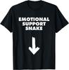 Mens Emotional Support Snake Funny Dirty Humor Adults T-Shirt