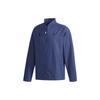 Men's Logo Printing Solid Color Stand Collar Jacket Autumn Blue CV6230