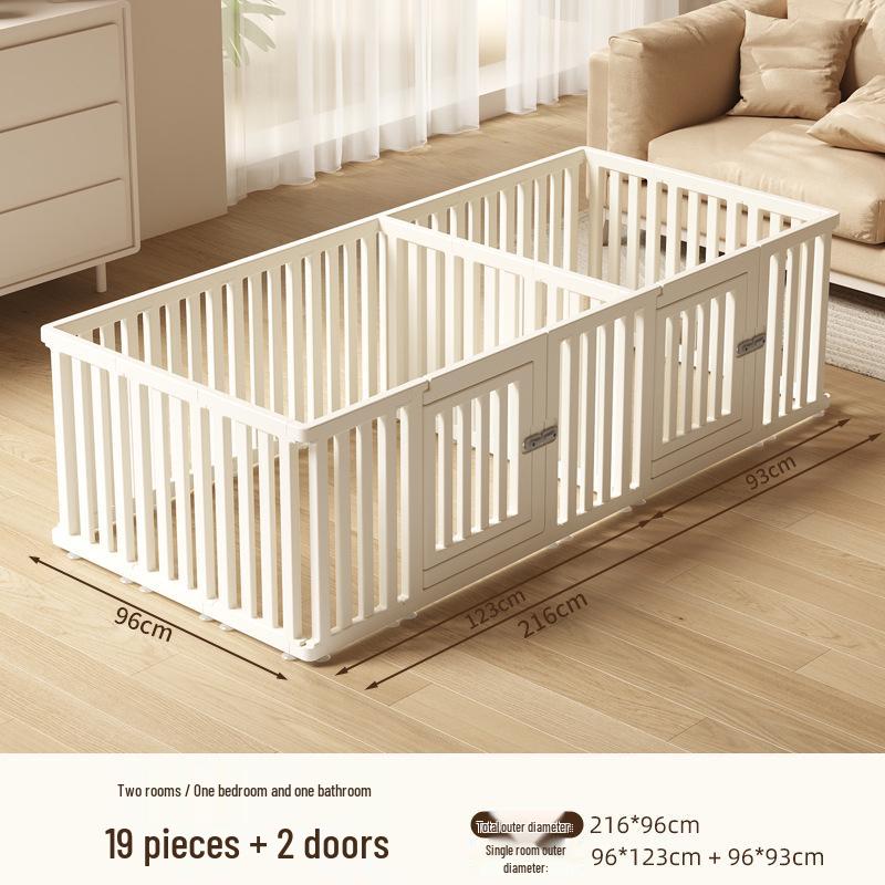 Indoor Dog Safety Barrier - Pet Fence & Anti-Escape Cage for Small Dogs