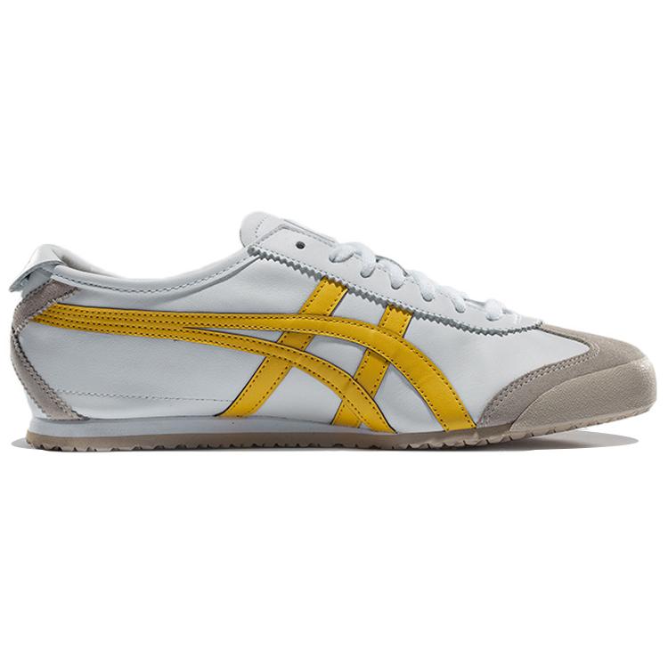 ONITSUKA TIGER MEXICO 66 Casual Shoes Unisex Low Top White/Yellow/Beige D4J2L-0104