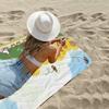 Cartoon B-Bubu Dudu Microfiber Blanket Quick Drying Beach Towels Oversized Printing Super Absorbent Pool Towel Blanket