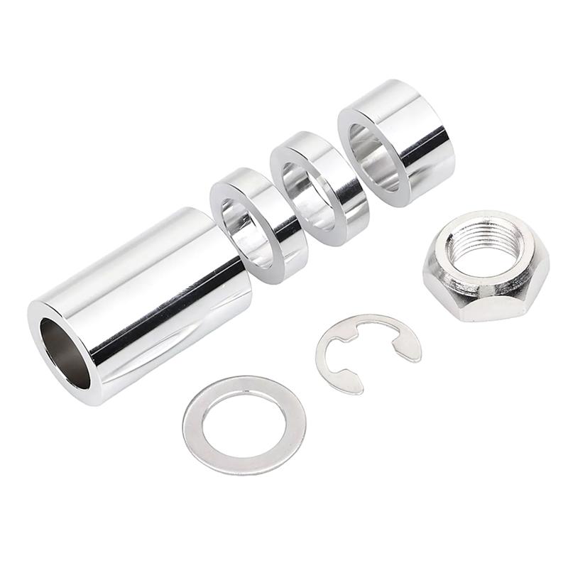 Chrome Rear Axle Spacer Kit For Softail FLST FSXT 2008-UP Classic FLSTC
