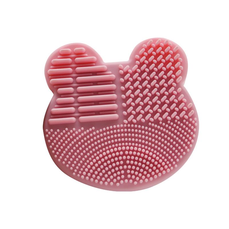 Mickey Herzförmiges Make-up-Pinsel-Reinigungspad & Trockenschwamm-Werkzeug