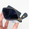 [WACHIFIELD] Dayan the Cat Genuine Leather Key Case with Coin Purse and Border