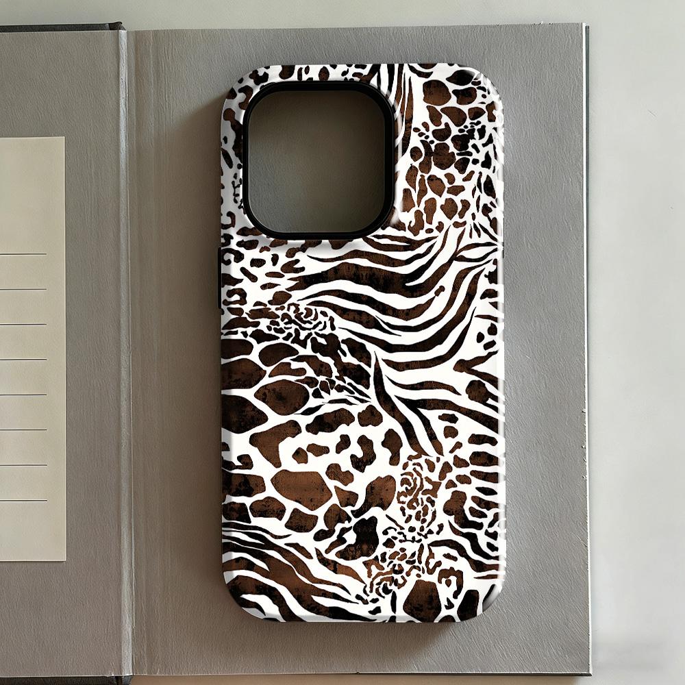 

Clmj Animals Pattern Phone Case for Samsung Galaxy A56 A36 A26 S26 S25 S24 S23 S20FE Ultra 4G 5G Luxury Double-layer Back Cover Samsung A16