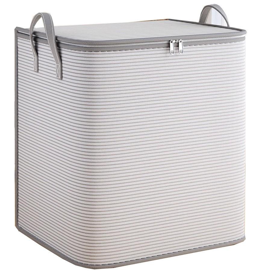 Obří skládací koš na oblečení a přikrývky s uchy pro prádlo, kolej nebo stěhování