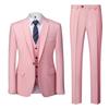Men's Clothing Men's Business Casual Suit Suit Wedding Groom Dress Suit Three-piece Suit Suits & Blazers
