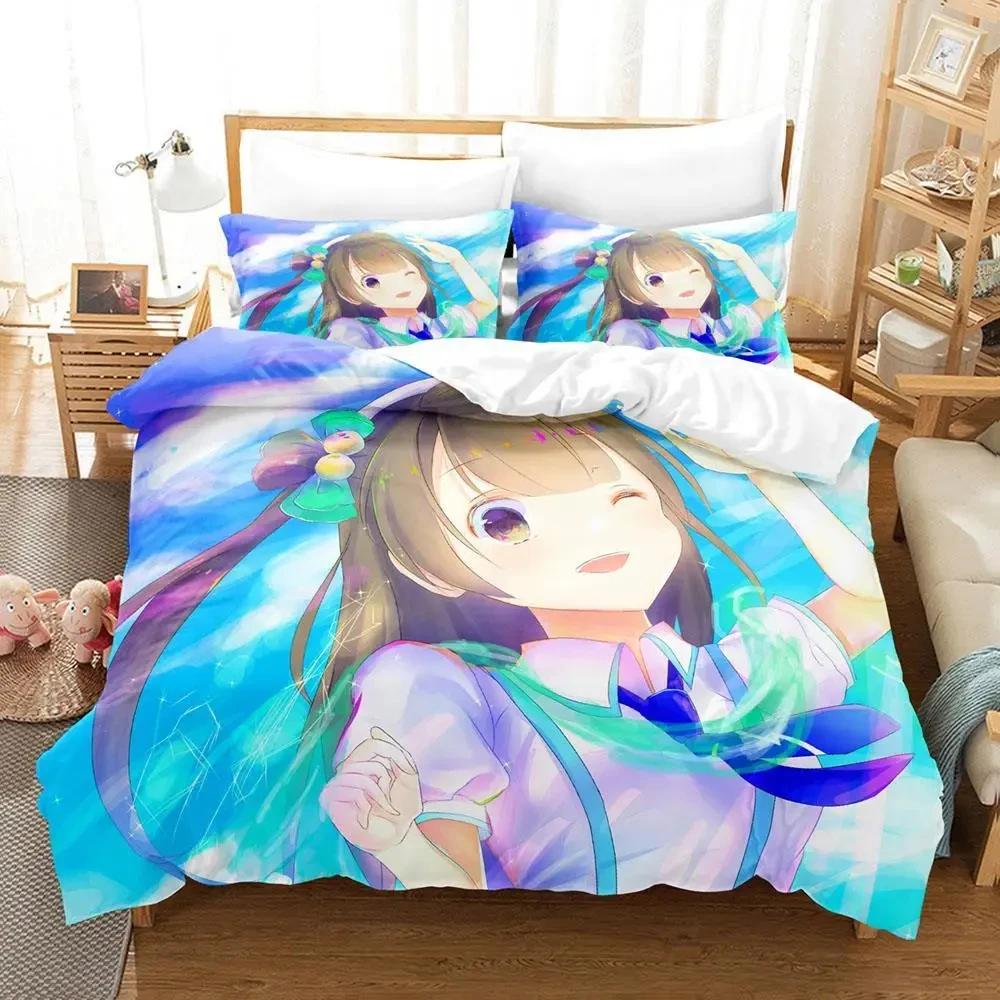 3D Anime Chieri Ogata Bedding Set Duvet Cover Bed Set Quilt Cover Pillowcase Comforter King Queen Size Boys Adult Bedding Set