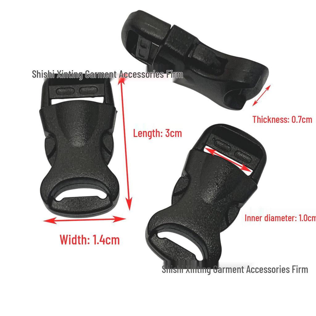 10mm Mini Buckle Nylon Pet Harness for Small Dogs, Adjustable DIY Craft Strap