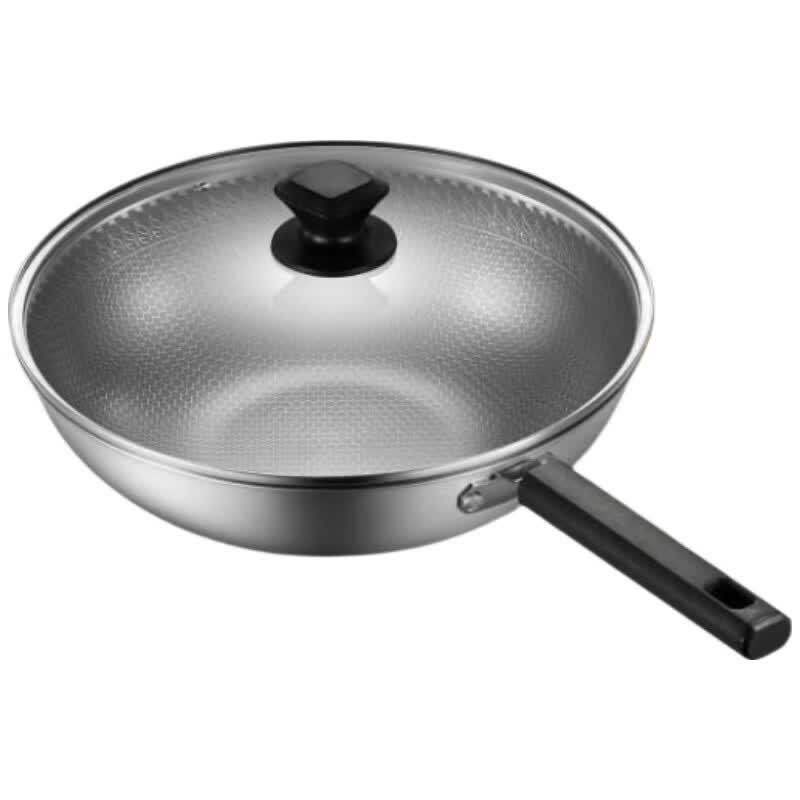 Midea 32cm 304 Stainless Steel Wok