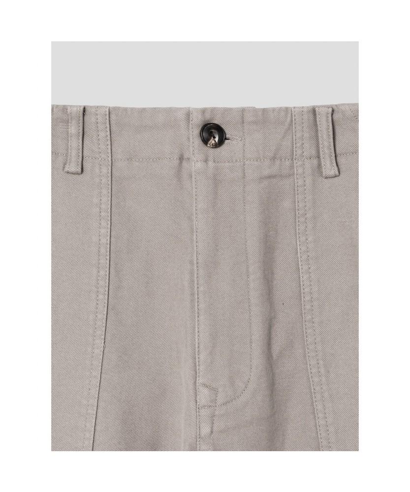 SHIFT.G Semi Wide Twill Fatigue Pants Beige
