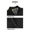 Zipper Men's Autumn and Winter Solid Color Pocket Round Neck Long Sleeve Cardigan Fashion Casual Jacket Top
