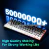 Custom Blue Switch Mechanical Keyboard - 68-Key Wired Office & Gaming with Side-Printed Keys