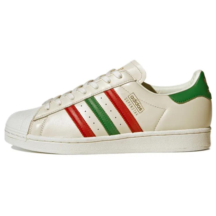 adidas Superstar ' Scarlet Green' (Unisex) / Scarlet / Green Skate Shoes FZ5435