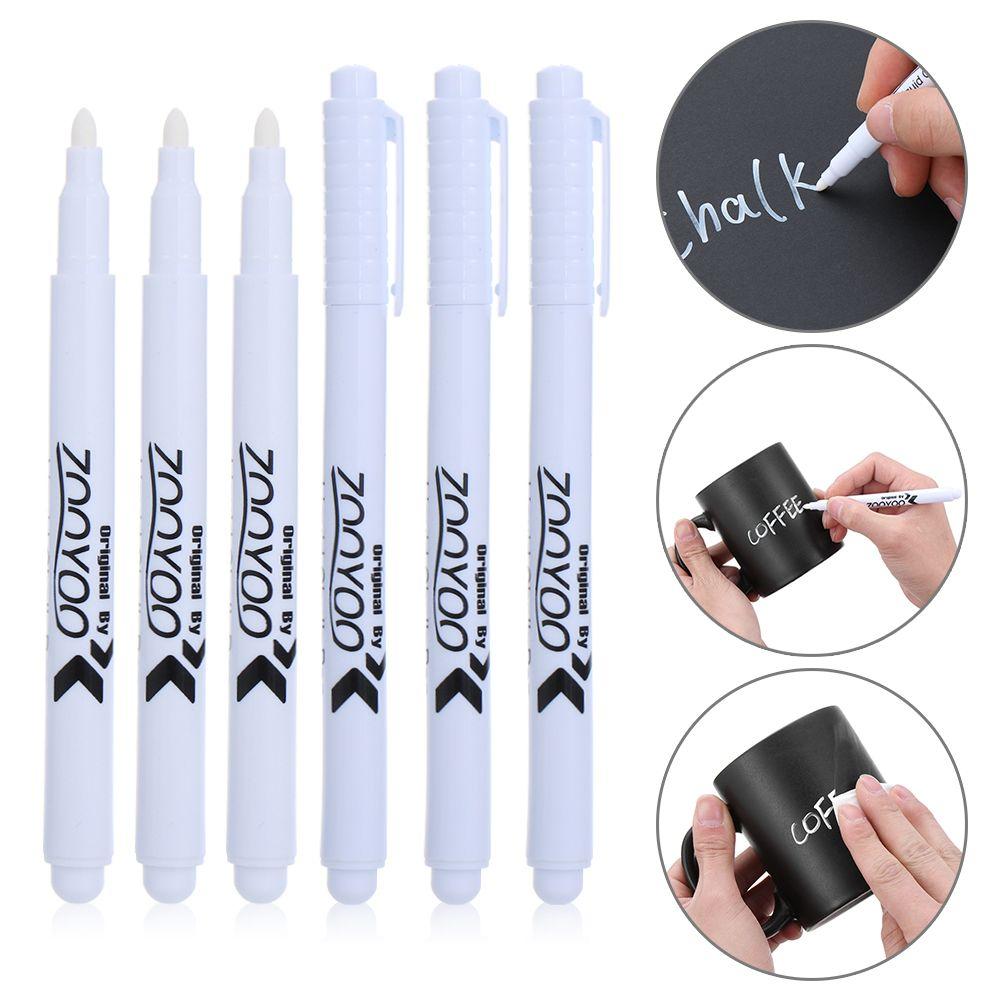 1/5/10 pcs Drawing Metal Plastics Windows Glass Chalkboard White Liquid Chalk Pen Marker