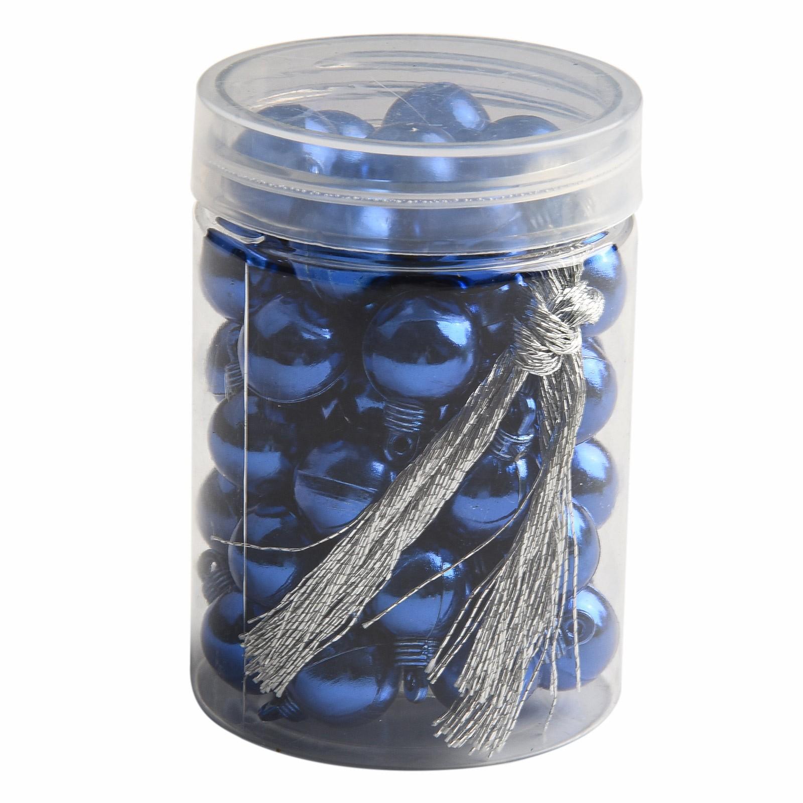 

Безделушки Рождественские шары Украшения для елки Колпачок с веревкой синий