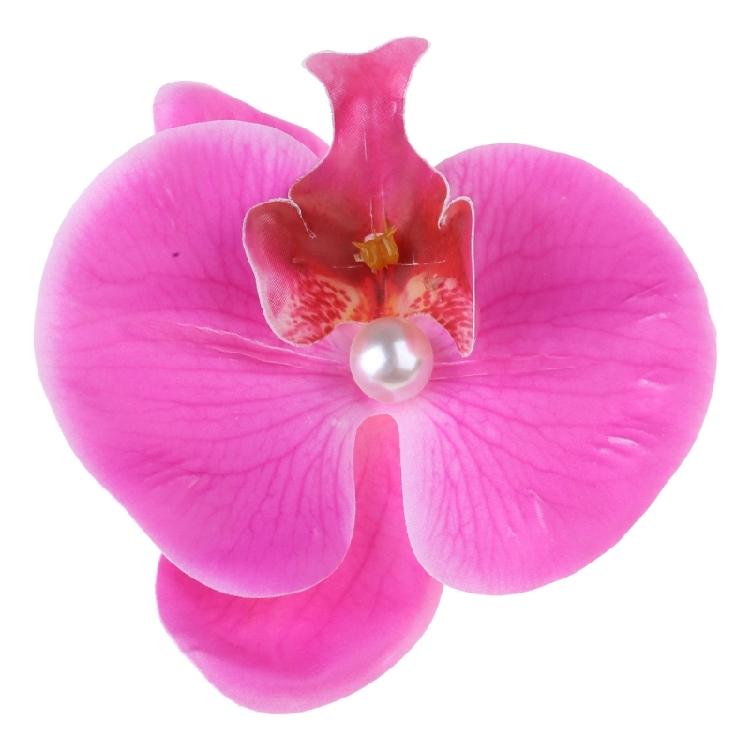 Orchids Flower Hair Claw Clip French Jaw Clip Spring Hair Grip PonytailHolder