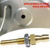 Metal Nozzle Sealing Performances Versatile Metal Nozzle Metal Adapter Simple Installs Suitable for Industrial Heaters