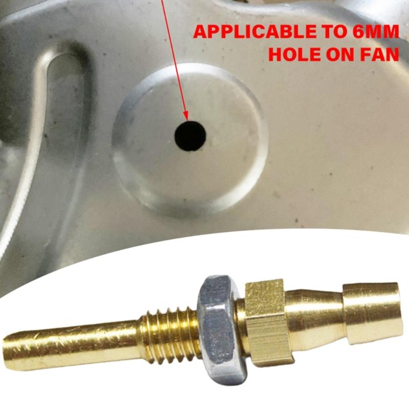 Metal Nozzle Sealing Performances Versatile Metal Nozzle Metal Adapter Simple Installs Suitable for Industrial Heaters